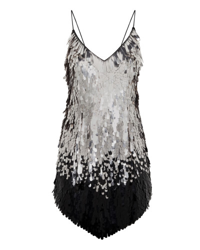 Backless Mini Dress Paillettes