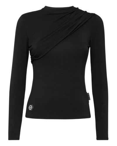 Modal Draped Longsleeve Fatale