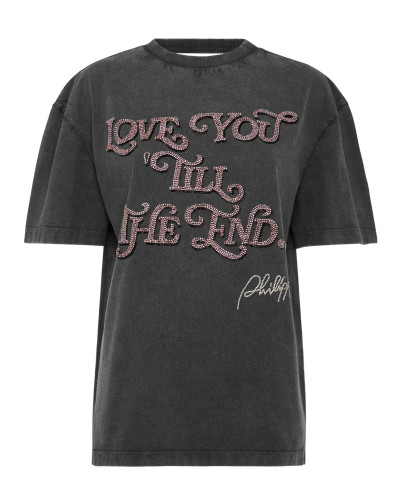 Open Back Man Fit T-Shirt Love Plein