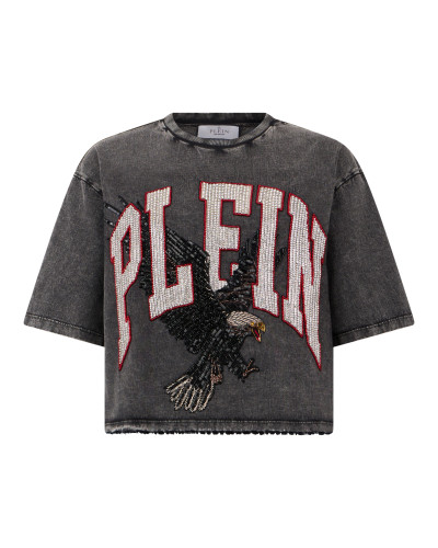 Cropped T-Shirt Plein Eagle