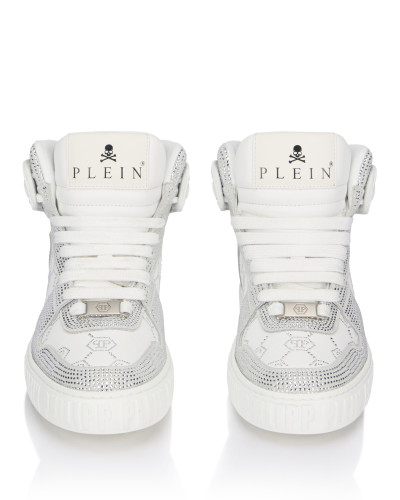 High Top Sneakers Carson Monogram Strass