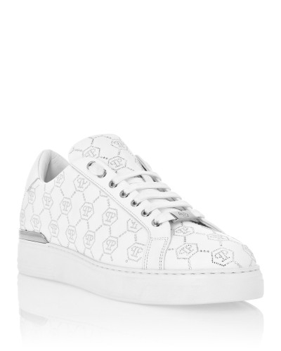 Low Top Sneakers Carson Monogram Strass