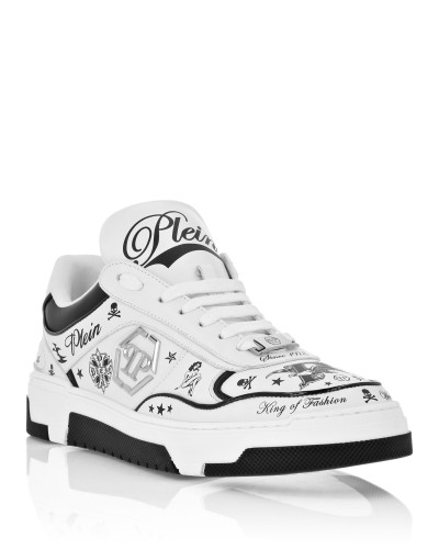 Nappa Leather Low Top Sneakers All-Over Plein