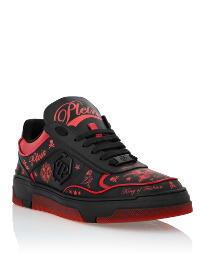 Nappa Leather Low Top Sneakers All-Over Plein