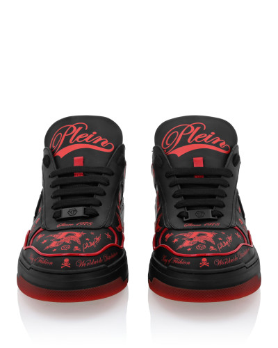 Nappa Leather Low Top Sneakers All-Over Plein