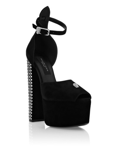 High Heel Platform Sandals Studs and Strass
