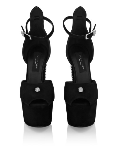 High Heel Platform Sandals Studs and Strass