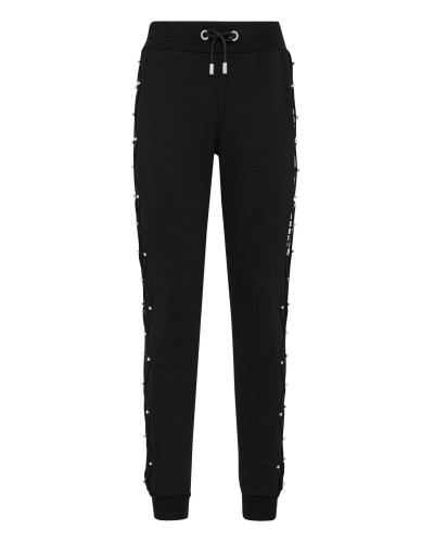 Jogging Trousers Net Crystal Touch Fringe