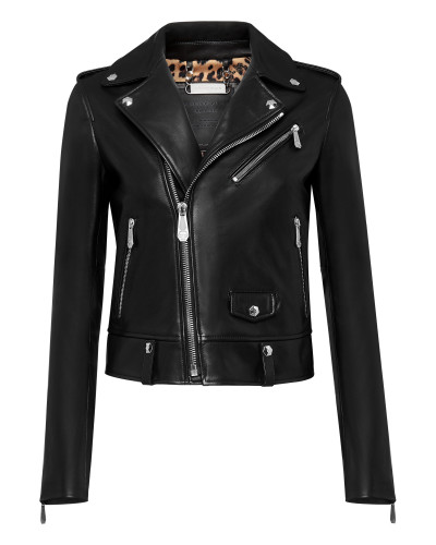 Leather Biker Look at me Flame