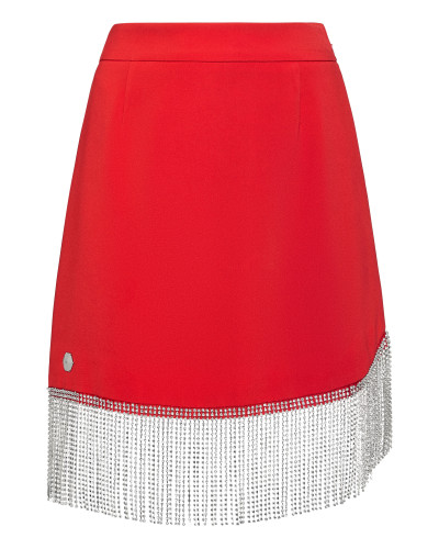 Short Full Color Crystal  Skirt Fringe