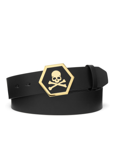 Leather Belt Skull