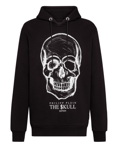 Hoodie sweatshirt print Skull