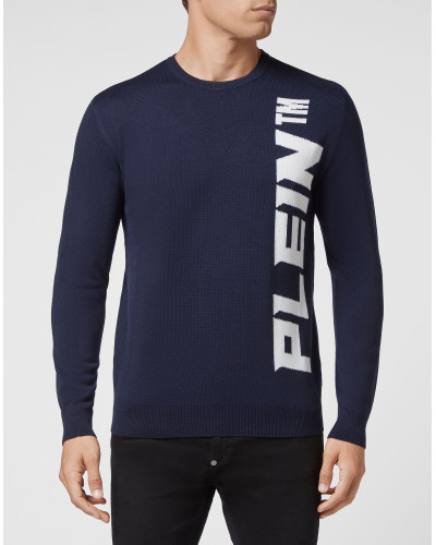 Wool Pullover Round Neck LS