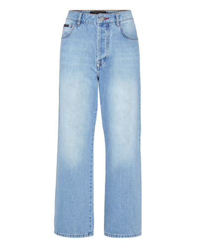 Denim Trousers Loose Fit Iconic Plein