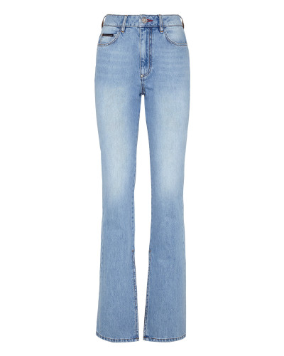 Denim Trousers Flare Fit Iconic Plein