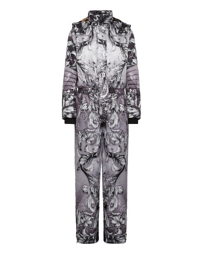Nylon Ski jumpsuit print New Baroque