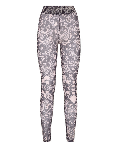 Leggings Stretch Printed Tulle New Baroque