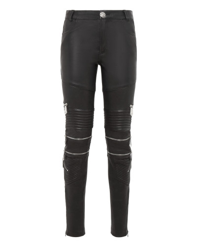 Leather Trousers Long
