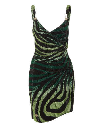 Mini Dress with Crystals