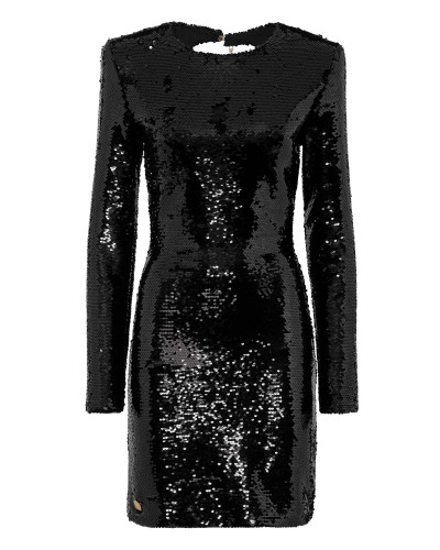 Mini Dress with Crystals