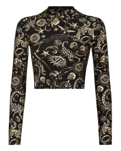 Long Sleeve Crop Top Scorpion