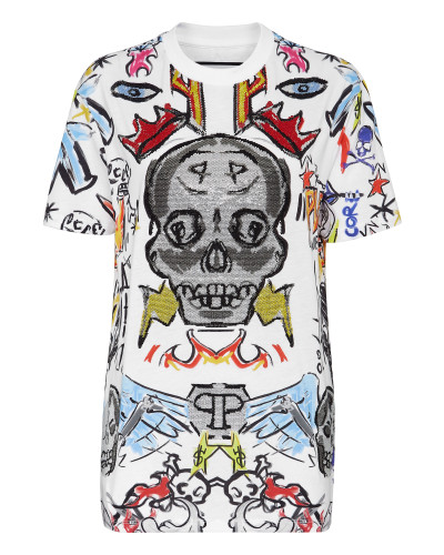 T-shirt Man Fit with Crystals