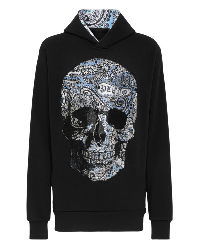 Hoodie sweatshirt Paisley Strass