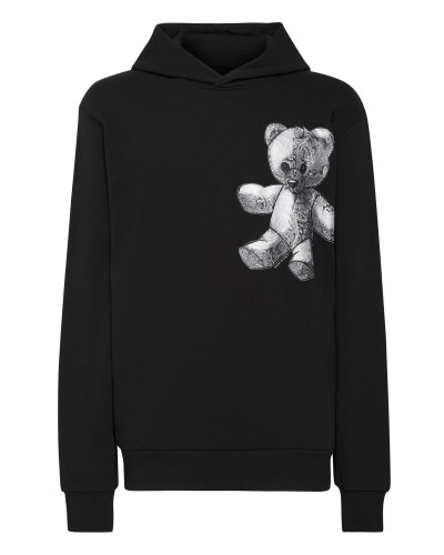 Hoodie Sweatshirt Paisley Teddy Bear