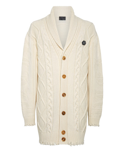 Lambswool Cardigan Skull&Bones