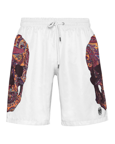 Swimwear Boxer Paisley Skull