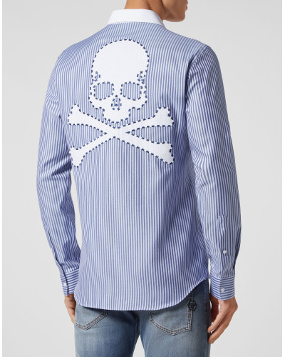 Shirt Sugar Daddy Cut LS Skull&Bones
