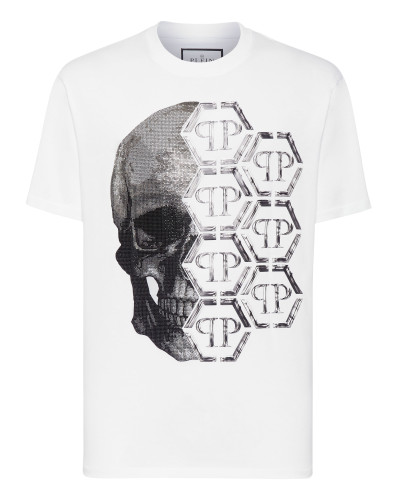 T-shirt Round Neck SS Skull and Plein