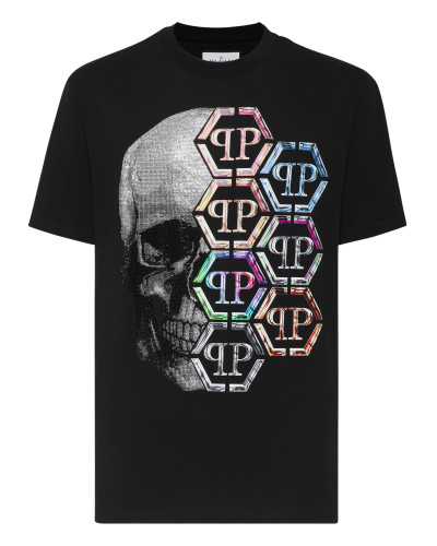 T-shirt Round Neck SS Skull and Plein