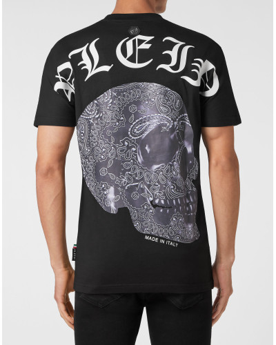 T-shirt Round Neck SS Paisley Skull
