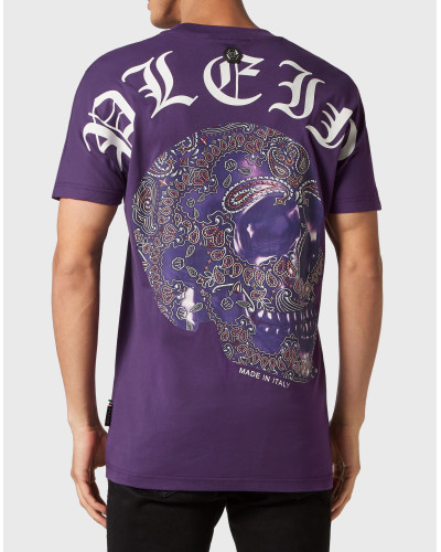 T-shirt Round Neck SS Paisley Skull
