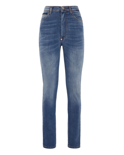 Denim Trousers Super High Waist Jegging