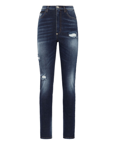 Denim Trousers Super High Waist Jegging