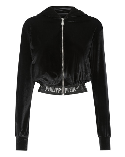 Hoodie Sweatjacket Crystal