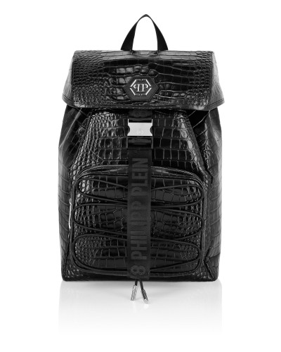 Crocco Printed Tote Backpack Monogram