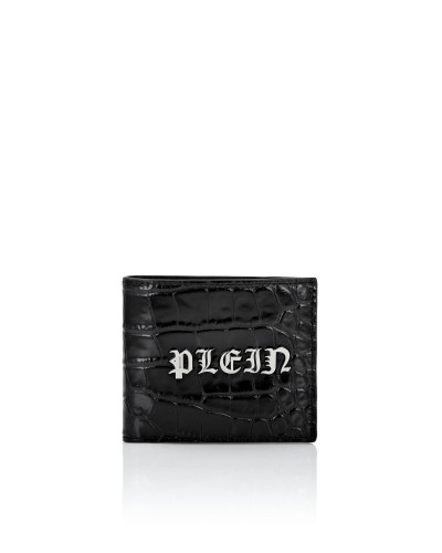Crocco Printed Leather French Wallet Gothic Plein