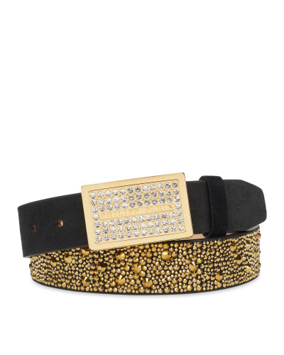 Leopard Leather Belt