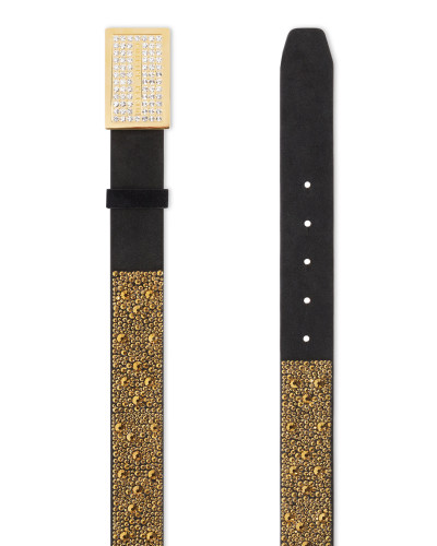 Leopard Leather Belt