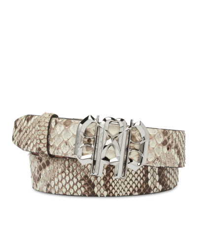 Python Leather Belt Gothic Plein