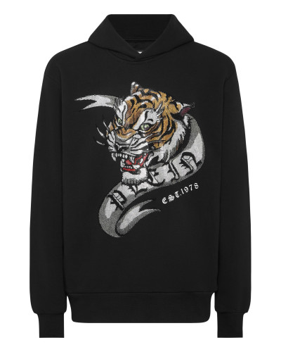 Hoodie Sweatshirt Crystal Tattoo