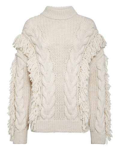 Wool Blend Sweater Oversize Skull