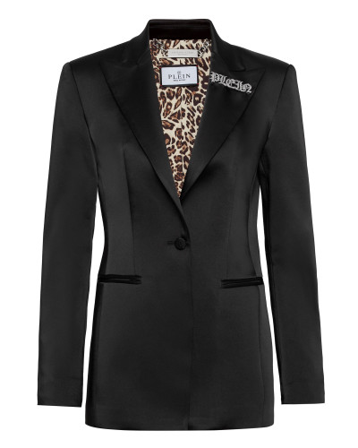 Basic Satin Slim Fit Blazer