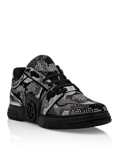 Crystal Royal Street Suede Lo-Top Sneakers Camouflage