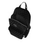 Leather Backpack Monogram Strass