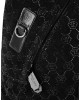 Leather Backpack Monogram Strass