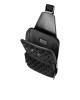 Leather Cross-Body Monogram Strass